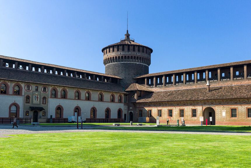 Hrad Castello Sforzesco