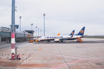 Letecké linky Ryanair z Bratislavy v zimnom letovom poriadku